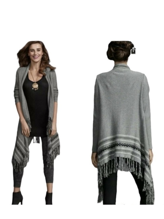 CAbi Sweaters - CAbi Prairie Wrap Open Front with Fringe